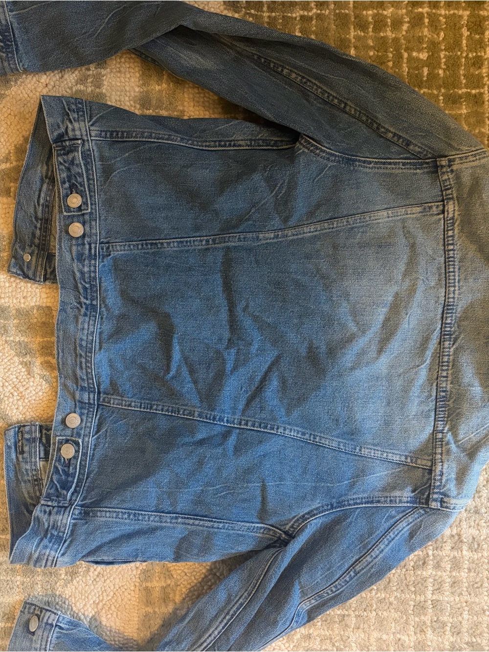 J. Crew Light Wash Denim Jacket - Classic Jean Jacket - Picture 4 of 4